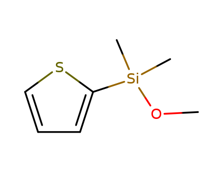 Molecular Structure of 124733-25-1 (Silane, methoxydimethyl-2-thienyl-)