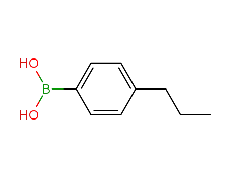 Molecular Structure of 134150-01-9 (4-Propylphenylboronic acid)