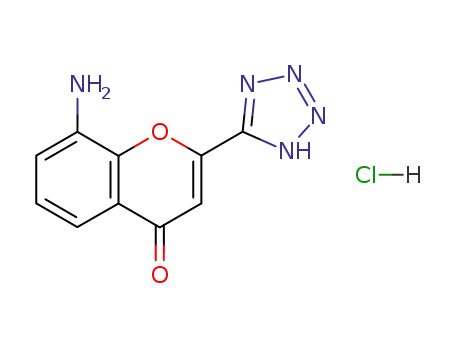 8-Amino-2-(2H-tetrazol-5-yl)-4H-chromen-4-one hydrochloride