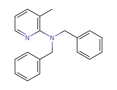 Molecular Structure of 1285711-92-3 (N,N-dibenzyl-3-methyl-2-pyridinamine)