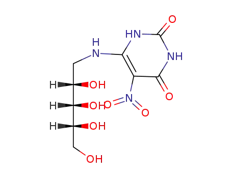 5-nitro-6-(((2S,3S,4R)-2,3,4,5-tetrahydroxypentyl)amino)pyrimidine-2,4(1H,3H)-dione