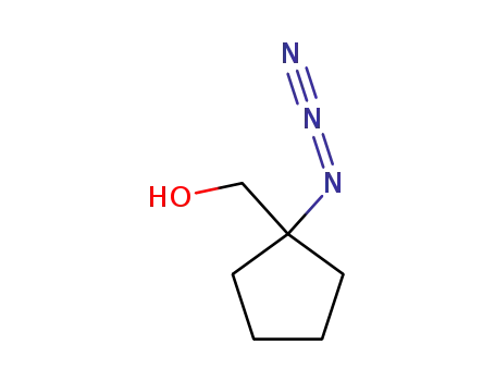 Molecular Structure of 404344-97-4 (Cyclopentanemethanol, 1-azido-)