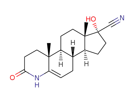 4-aza-5-androstene-17α-hydroxy-17β-cyano-3-one