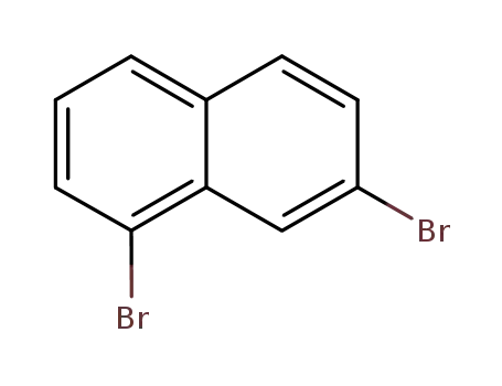 Molecular Structure of 58258-65-4 (1,7-Dibromonaphthalene)
