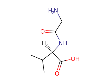 Molecular Structure of 10521-49-0 (GLYCYL-D-VALINE)