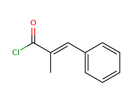 Molecular Structure of 35086-87-4 ((E)-2-METHYL-3-PHENYL-ACRYLOYL CHLORIDE)