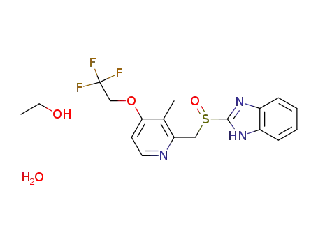 Molecular Structure of 207790-96-3 (iansoprazole ethanol hydrate)