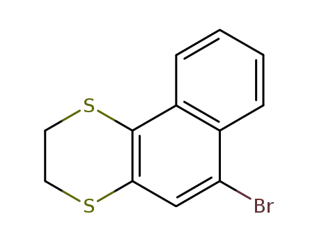 Molecular Structure of 135033-52-2 (6-Bromo-2,3-dihydro-naphtho[1,2-b][1,4]dithiine)