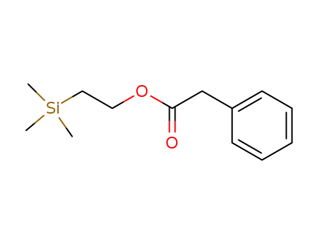 Molecular Structure of 124475-06-5 (Benzeneacetic acid, 2-(trimethylsilyl)ethyl ester)