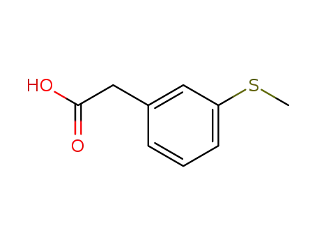 Molecular Structure of 18698-73-2 (3-(METHYLTHIO)PHENYLACETIC ACID)