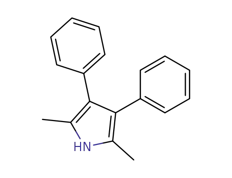 Molecular Structure of 63806-53-1 (1H-Pyrrole, 2,5-dimethyl-3,4-diphenyl-)