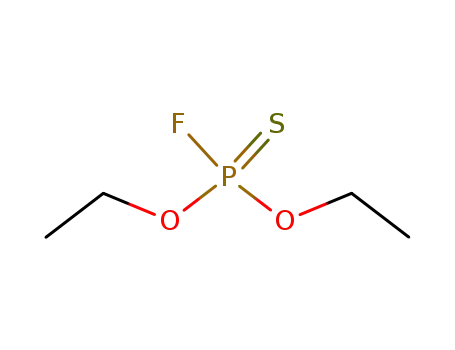 Molecular Structure of 358-75-8 (diethyl phosphorofluoridothioate)