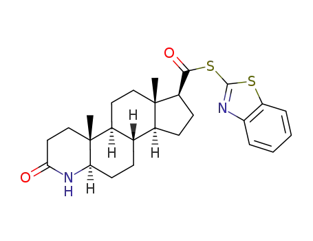 benzothiazolyl 3-oxo-4-aza-5α-androstane-17β-thiocarboxylate