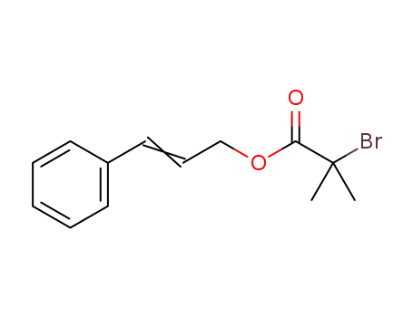 Molecular Structure of 60533-00-8 (cinnamyl 2-bromo-2-methylpropanoate)