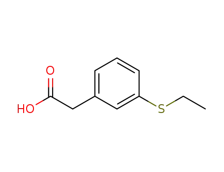 Benzeneacetic acid, 3-(ethylthio)-