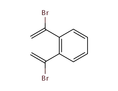 Molecular Structure of 860604-39-3 (Benzene, 1,2-bis(1-bromoethenyl)-)