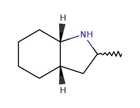Molecular Structure of 50669-77-7 (2-methyloctahydro-1H-indole)