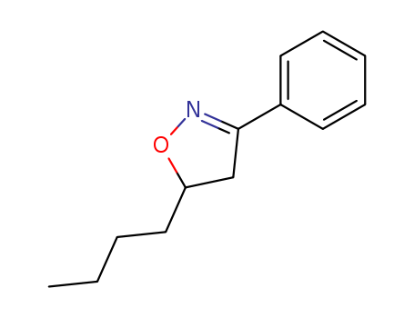 Molecular Structure of 1017-09-0 (Isoxazole, 5-butyl-4,5-dihydro-3-phenyl-)