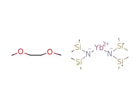 Molecular Structure of 90669-97-9 (bis(bis(trimethylsilyl)amino)ytterbium * 1,2-dimethoxyethane)