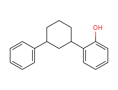 Molecular Structure of 87005-21-8 (Phenol, 2-(3-phenylcyclohexyl)-)