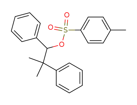 Molecular Structure of 86108-37-4 (Toluene-4-sulfonic acid 2-methyl-1,2-diphenyl-propyl ester)