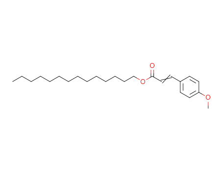 Molecular Structure of 125628-86-6 (n-tetradecyl 4-methoxycinnamate)