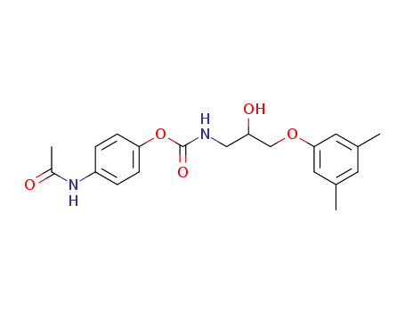 4-acetamidophenyl N-<3-(3,5-dimethylphenoxy)-2-hydroxypropyl>carbamate