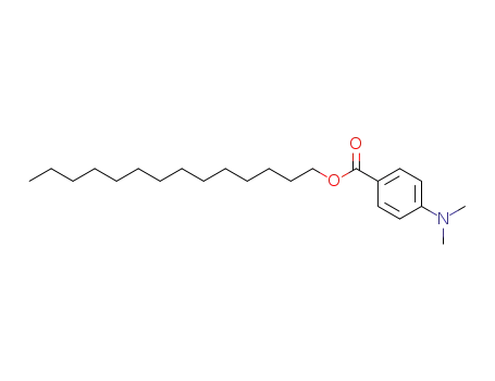 Molecular Structure of 125628-89-9 (n-tetradecyl 4-dimethylaminobenzoate)