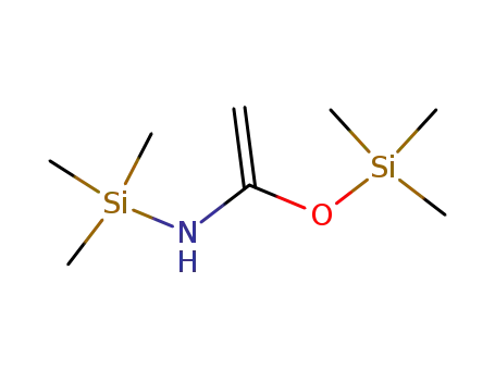 Molecular Structure of 73846-26-1 (Silanamine, 1,1,1-trimethyl-N-[1-[(trimethylsilyl)oxy]ethenyl]-)