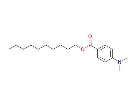 Molecular Structure of 125628-88-8 (n-decyl 4-dimethylaminobenzoate)