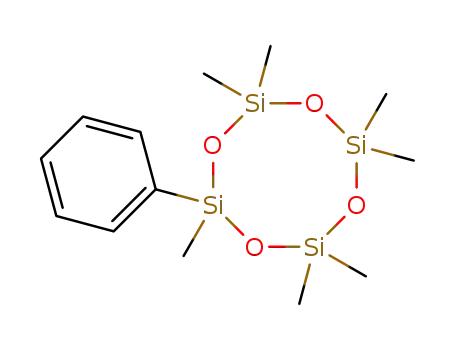 Molecular Structure of 10448-09-6 (heptamethylphenylcyclotetrasiloxane)