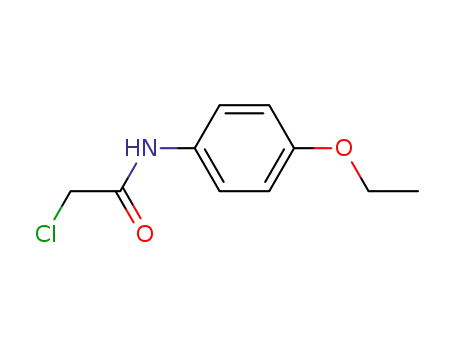 Molecular Structure of 2153-08-4 (Acetamide,2-chloro-N-(4-ethoxyphenyl)-)