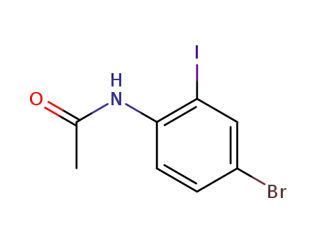 Molecular Structure of 562080-91-5 (4-BROMO-2-IODOACETANILDE)