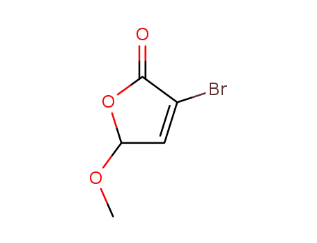 Molecular Structure of 40981-57-5 (2(5H)-Furanone, 3-bromo-5-methoxy-)