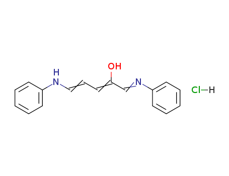 2,4-Pentadien-2-ol,5-(phenylamino)-1-(phenylimino)-, hydrochloride (1:1) cas  17315-76-3