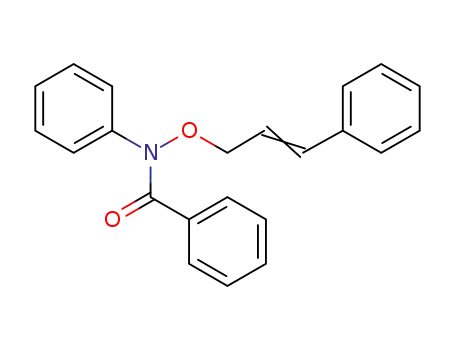 Molecular Structure of 557104-26-4 (Benzamide, N-phenyl-N-[(3-phenyl-2-propenyl)oxy]-)