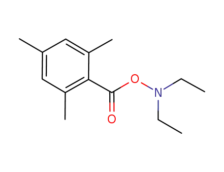 Molecular Structure of 936138-68-0 (N,N-diethyl-O-(2,4,6-trimethylbenzoyl)hydroxylamine)