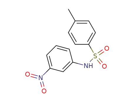Molecular Structure of 1576-38-1 (Benzenesulfonamide,4-methyl-N-(3-nitrophenyl)-)