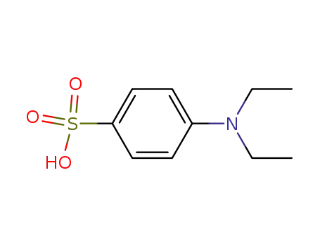 Molecular Structure of 35478-73-0 (N,N-diethylsulphanilic acid)