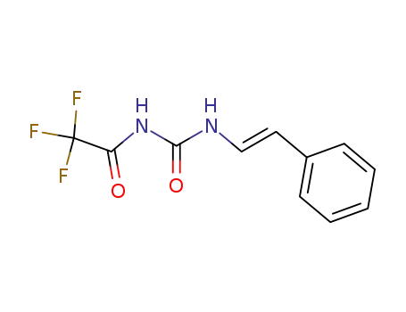 Molecular Structure of 84353-59-3 (1-(2,2,2-trifluoroacetyl)-3-(E)-styrylurea)