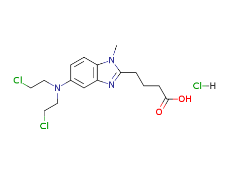 1H-Benzimidazole-2-butanoicacid, 5-[bis(2-chloroethyl)amino]-1-methyl-, hydrochloride (1:?)(97832-05-8)