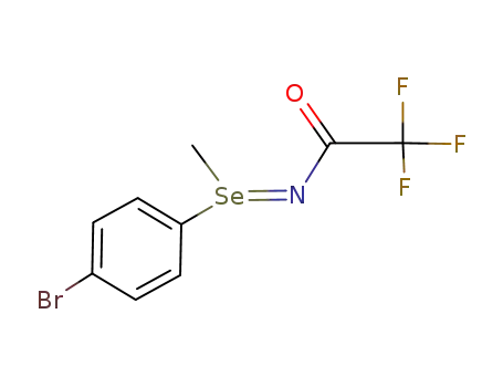 Molecular Structure of 89567-94-2 (N-trifluoroacetyl-Se-(p-bromophenyl)-Se-methylselenimide)