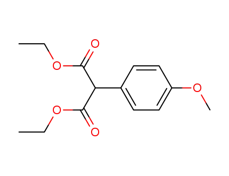 Molecular Structure of 23197-67-3 (DIETHYL 4-METHOXYPHENYL MALONATE)