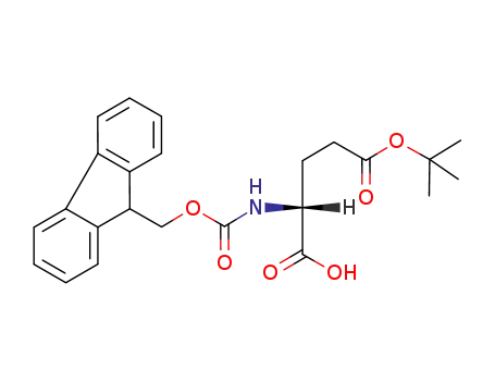 Molecular Structure of 104091-08-9 (Fmoc-D-glutamic acid gamma-tert-butyl ester)