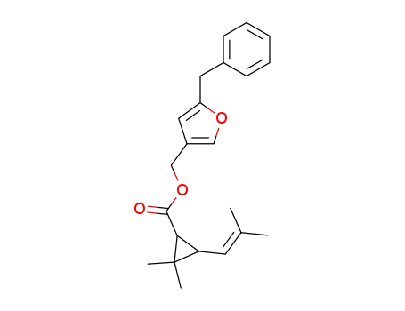 Molecular Structure of 35764-59-1 ((5-benzyl-2-furyl)methyl (1S,3S)-2,2-dimethyl-3-(2-methylprop-1-enyl)c yclopropane-1-carboxylate)