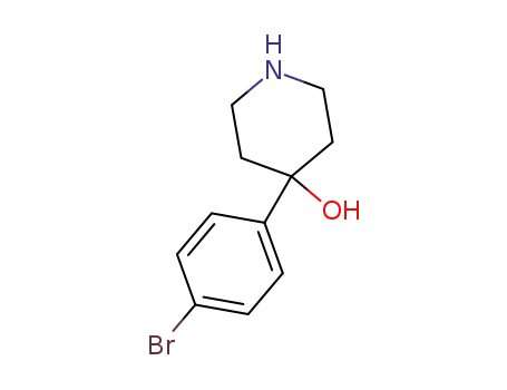 Molecular Structure of 57988-58-6 (4-(4'-BROMOPHENYL)-4-HYDROXYPIPERIDINE)