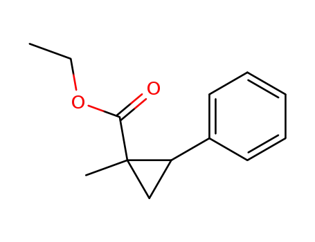 Molecular Structure of 81699-66-3 (Ethyl 1-methyl-2-phenylcyclopropane-1-carboxylate)