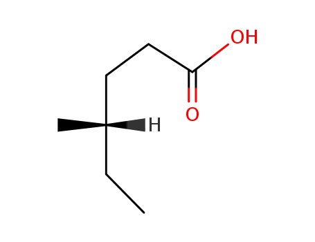 Hexanoic acid,4-methyl-, (4S)-
