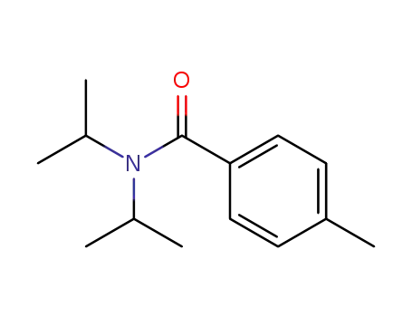 Molecular Structure of 6937-52-6 (4-Methyl-N,N-bis(1-methylethyl)benzamide)