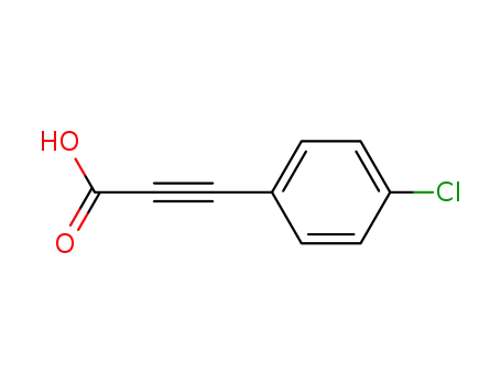 Molecular Structure of 3240-10-6 (Propiolic acid, (p-chlorophenyl)- (8CI))